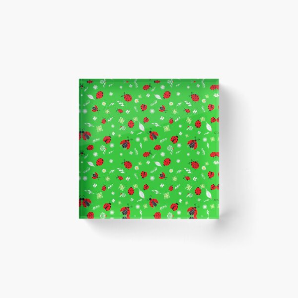 Item preview, Whimsical Ladybug Meadow Pattern designed and sold by daphsam.