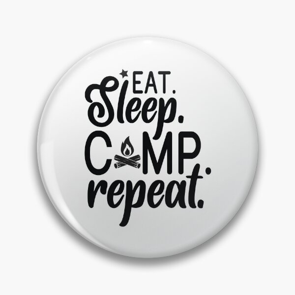 Item preview, Eat Sleep Camp Repeat - Cute Mountain Nature Hiking Outdoor Forest Camper Gift designed and sold by FuzionRaptor.