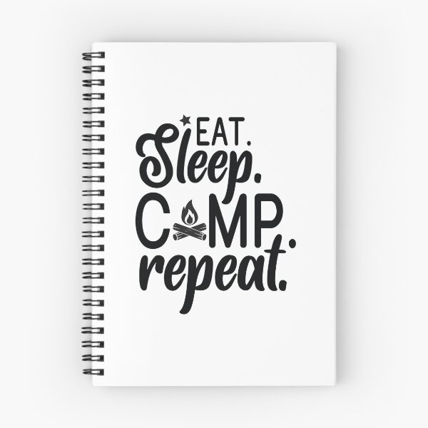Item preview, Eat Sleep Camp Repeat - Cute Mountain Nature Hiking Outdoor Forest Camper Gift designed and sold by FuzionRaptor.