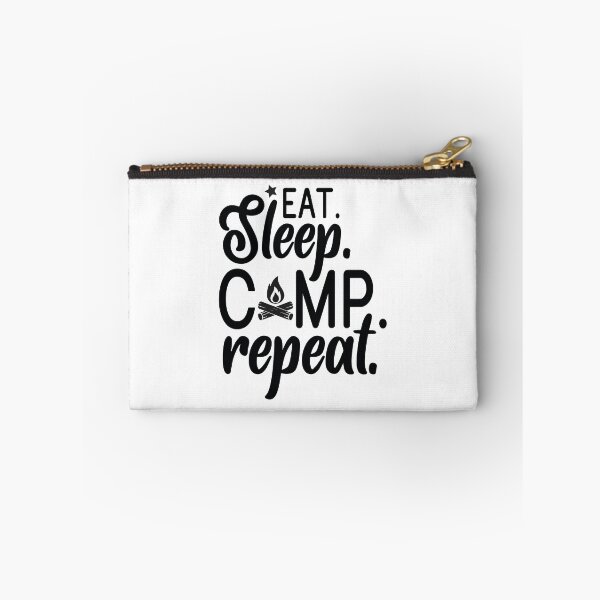 Item preview, Eat Sleep Camp Repeat - Cute Mountain Nature Hiking Outdoor Forest Camper Gift designed and sold by FuzionRaptor.