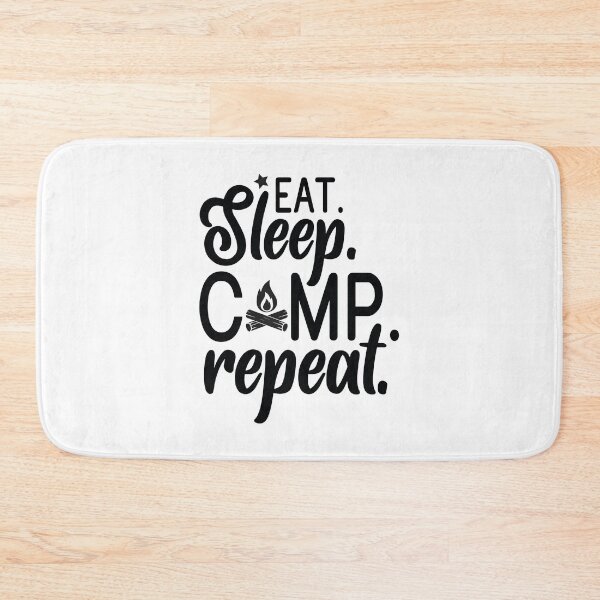 Item preview, Eat Sleep Camp Repeat - Cute Mountain Nature Hiking Outdoor Forest Camper Gift designed and sold by FuzionRaptor.