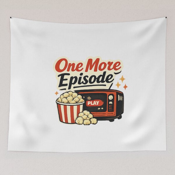 Item preview, One More Episode Cozy Movie Night Design designed and sold by Ramadane_design1.
