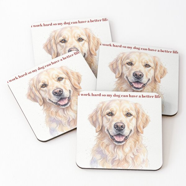 Item preview, I Work Hard So My Dog Can Have a Better Life Funny Dog Mom designed and sold by PetInkCo.