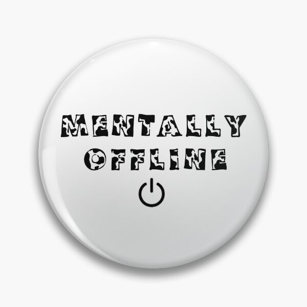 Item preview, Mentally Offline Shirt – Burnout Mood Tee designed and sold by DesignTeamHub.