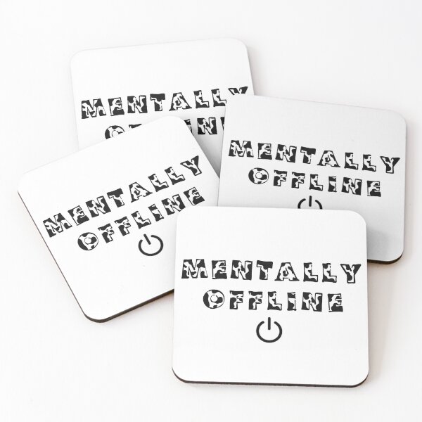 Item preview, Mentally Offline Shirt – Burnout Mood Tee designed and sold by DesignTeamHub.