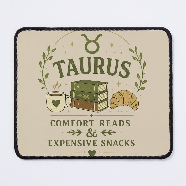 Item preview, Taurus Zodiac Book Lover Design – Cozy Reader Astrology Aesthetic Shirt designed and sold by Moonwoven Studio.