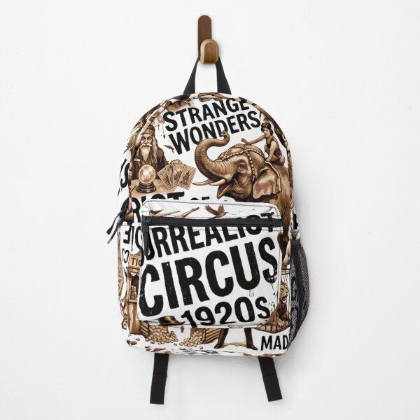 Item preview, Surrealist 1920s Circus Punk Graphic T-Shirt - Vintage Riot of Wonders Chaos Art Poster designed and sold by afarkar.
