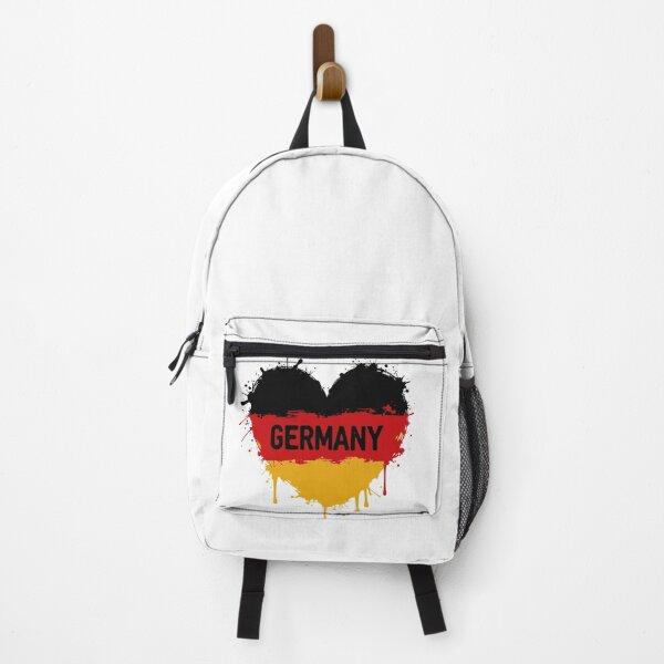 Item preview, Black-Red-Gold Heart – Modern German Design “GERMANY” designed and sold by shirtorama-de.