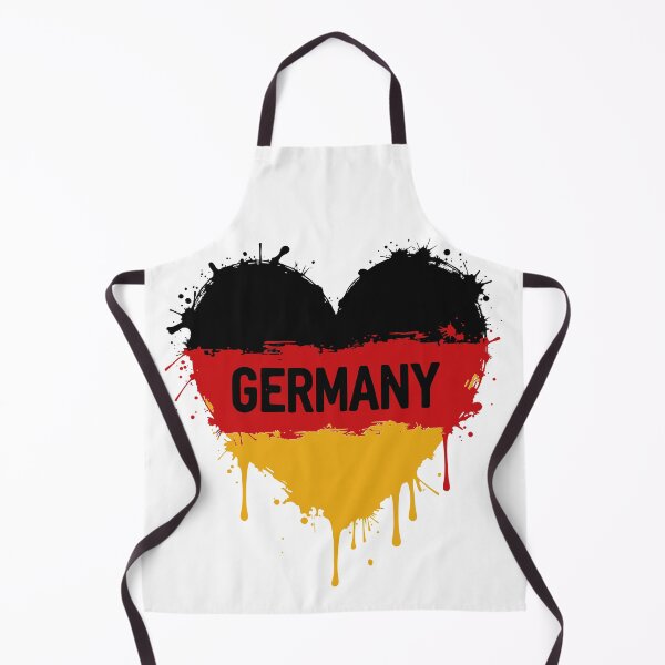 Item preview, Black-Red-Gold Heart – Modern German Design “GERMANY” designed and sold by shirtorama-de.