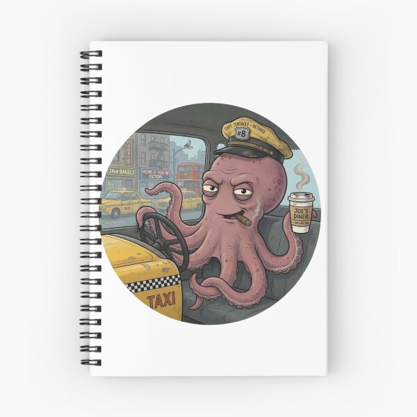 Item preview, Kraken in Retirement – Taxi Mode designed and sold by design-rebell.
