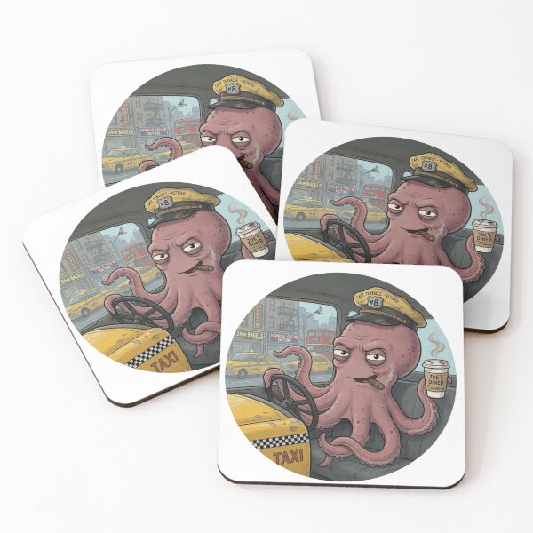Item preview, Kraken in Retirement – Taxi Mode designed and sold by design-rebell.