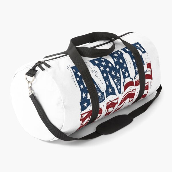 Item preview, Distressed Vintage USA Flag Stacked Text Art designed and sold by Paper Drip.