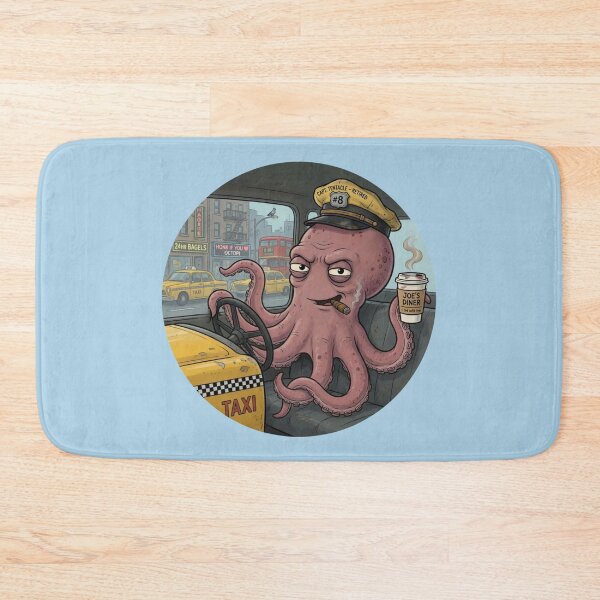 Item preview, Kraken in Retirement – Taxi Mode designed and sold by design-rebell.