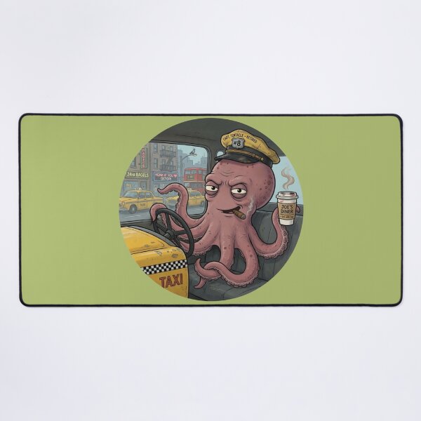 Item preview, Kraken in Retirement – Taxi Mode designed and sold by design-rebell.