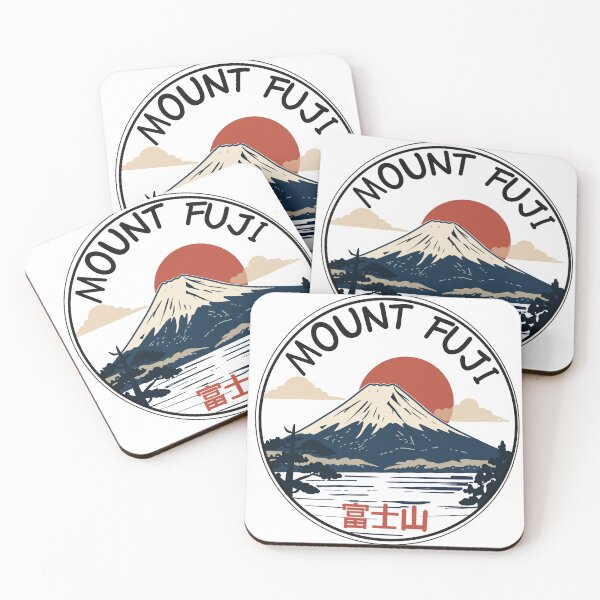 Item preview, Traditional Fuji Mountain Retro illustration designed and sold by Senana-Banana.