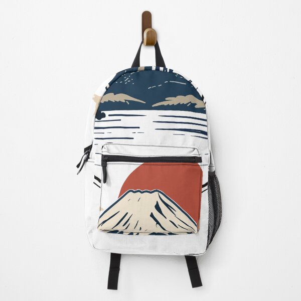 Item preview, Traditional Fuji Mountain Retro illustration designed and sold by Senana-Banana.