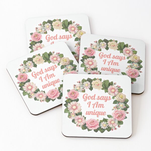 Item preview, God says I am unique. designed and sold by Resinosahn.