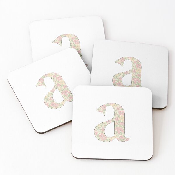Item preview, Lower Case Letter A Floral Print designed and sold by tillyy13.