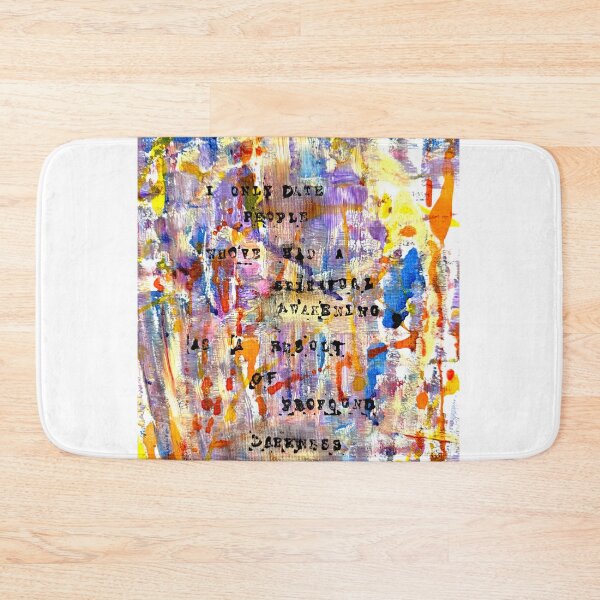 Item preview, Abstract Art Quote “I only date people who’ve had a spiritual awakening as a result of profound darkness" designed and sold by LaurenOliverArt.
