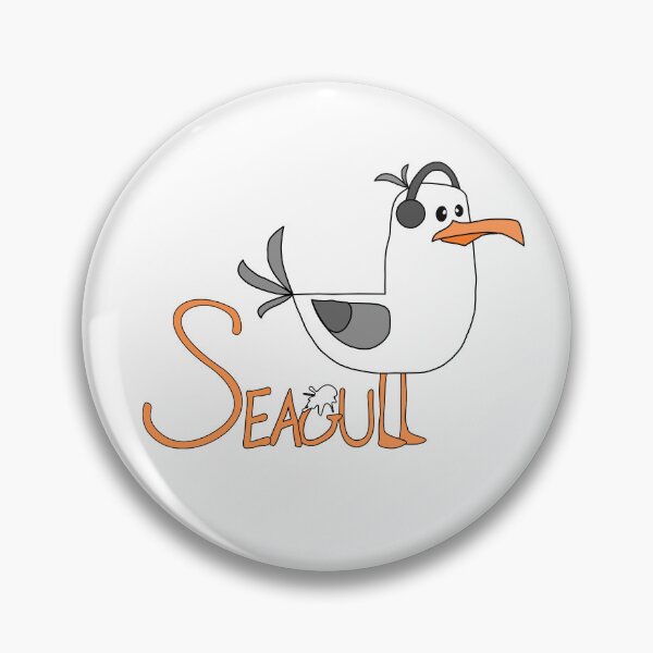 Artikelvorschau, Vibing seagull entworfen und verkauft von tentihandmade.