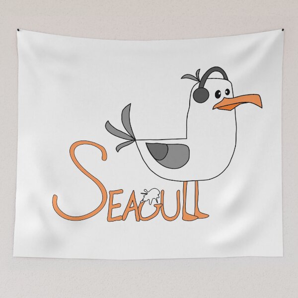 Item preview, Vibing seagull designed and sold by tentihandmade.
