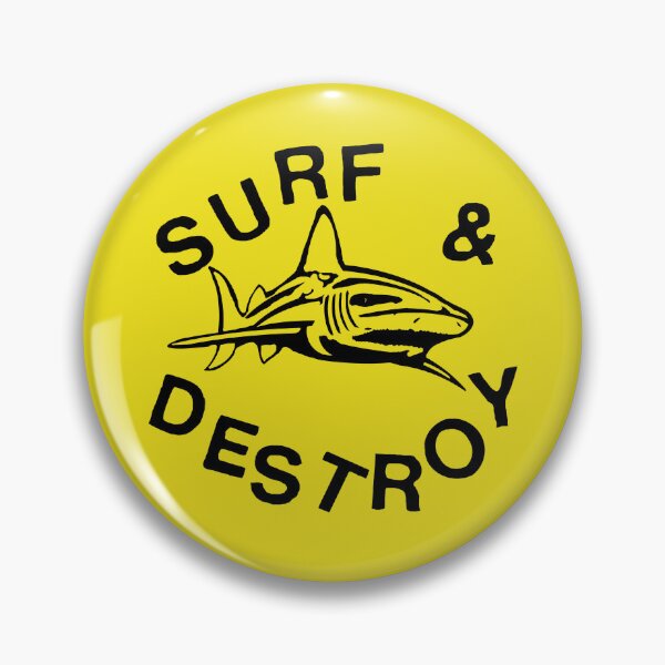Item preview, Surf and Destroy Retro Punk Skater Shark designed and sold by Larry Oates.