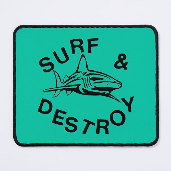 Item preview, Surf and Destroy Retro Punk Skater Shark designed and sold by Larry Oates.