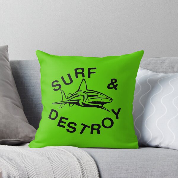 Item preview, Surf and Destroy Retro Punk Skater Shark designed and sold by Larry Oates.