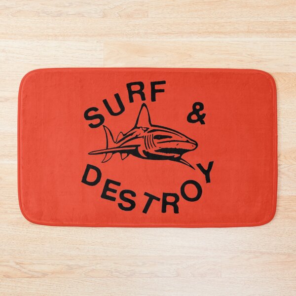 Item preview, Surf and Destroy Retro Punk Skater Shark designed and sold by Larry Oates.