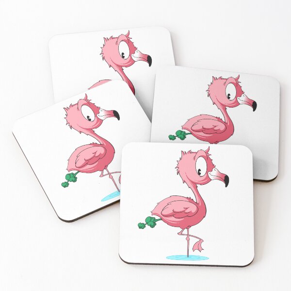Item preview, Farty Marty the Flamingo designed and sold by TopHatCreations.