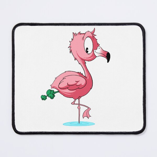 Item preview, Farty Marty the Flamingo designed and sold by TopHatCreations.
