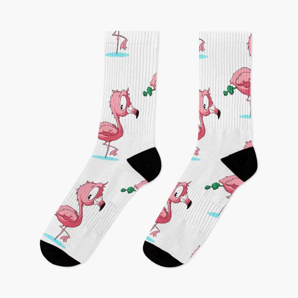 Item preview, Farty Marty the Flamingo designed and sold by TopHatCreations.