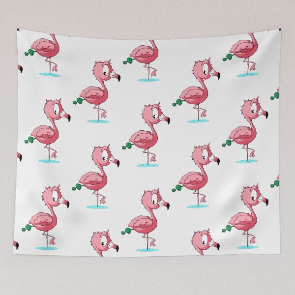 Item preview, Farty Marty the Flamingo designed and sold by TopHatCreations.
