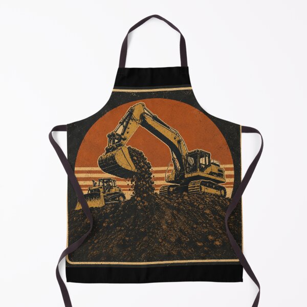 Item preview, Vintage Excavator Operator Earthmoving Construction Equipment Retro Design designed and sold by kakmi-art.