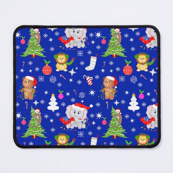 Item preview, Whimsical Baby Zoo Animals Christmas Pattern designed and sold by daphsam.