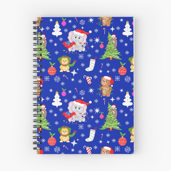 Item preview, Whimsical Baby Zoo Animals Christmas Pattern designed and sold by daphsam.