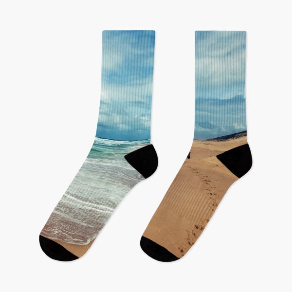 Item preview, Walking Along the Beach Leaving Sandy Footprints Art Photo designed and sold by DEC02.