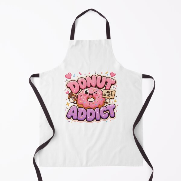 Item preview, Donut Addict Funny Dessert Lover Design designed and sold by ILYASSE1.