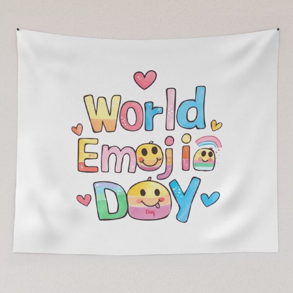 Item preview, World Emoji Day – Colorful and Cheerful Design designed and sold by Wawan35200.