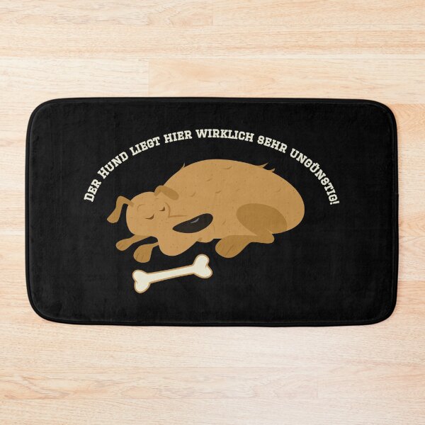 Item preview, The dog is lying here really in a very inconvenient way - Loriot - TV Kult - German designed and sold by Boogosh.