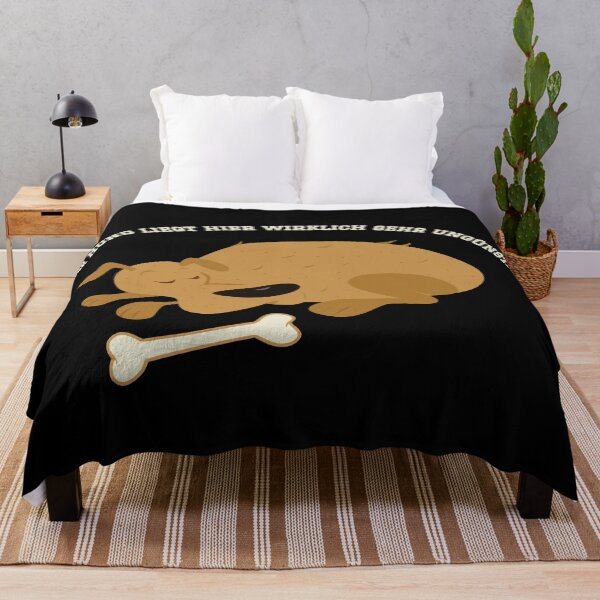 Item preview, The dog is lying here really in a very inconvenient way - Loriot - TV Kult - German designed and sold by Boogosh.