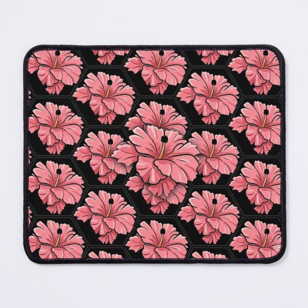 Item preview, Hibiscus Bloom Geometric Pattern: Soft Pink Floral Tiles designed and sold by AirCrayons27.