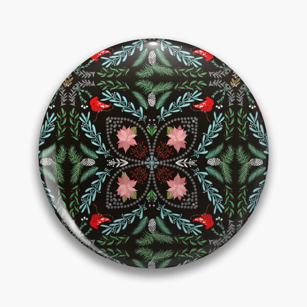 Item preview, Winters Harmony Snowflakes Poinsettias Cardinals designed and sold by daphsam.
