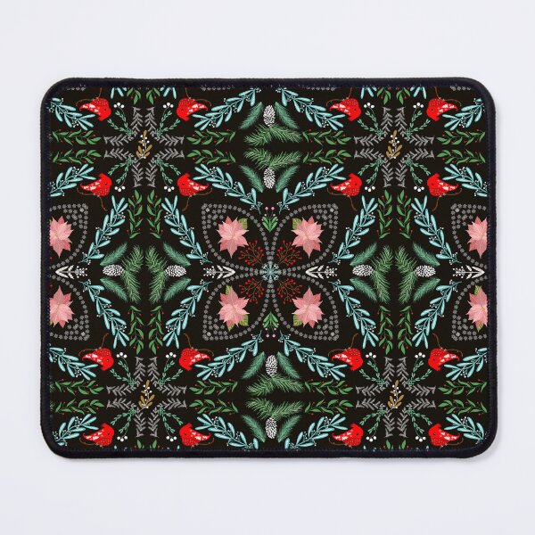 Item preview, Winters Harmony Snowflakes Poinsettias Cardinals designed and sold by daphsam.
