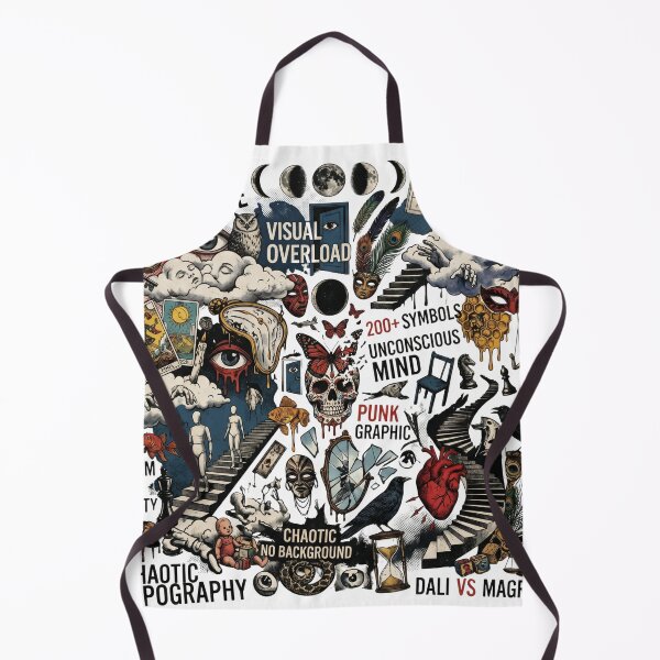 Item preview, Surrealist Chaos & Freudian Dreamscape - Punk Graphic Collage T-Shirt, Poster, Sticker designed and sold by afarkar.