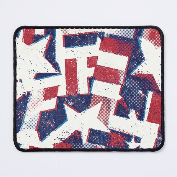 Item preview, Stars and Stripes Block Print designed and sold by LibertyForge-Co.