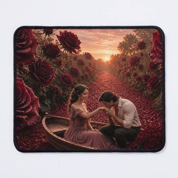 Item preview, Eternal Love: Boat on a River of Crimson Roses designed and sold by MagicMood Creations.