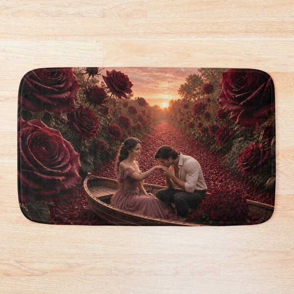 Item preview, Eternal Love: Boat on a River of Crimson Roses designed and sold by MagicMood Creations.