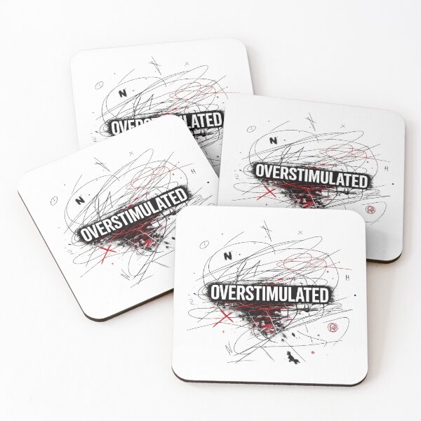Item preview, Overstimulated Shirt – Anxiety Chaos Tee designed and sold by DesignTeamHub.