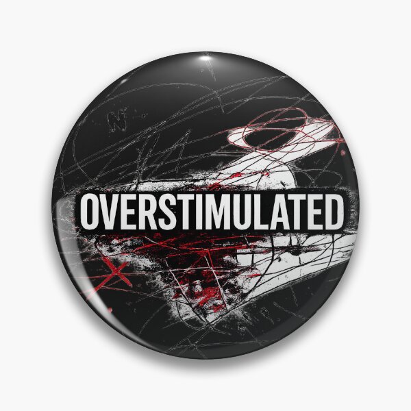 Item preview, Overstimulated Shirt – Anxiety Chaos Tee designed and sold by DesignTeamHub.